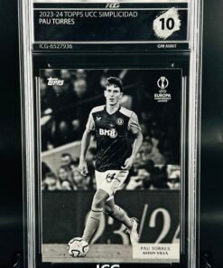 Fotografía de Cromo de Pau Torres Topps Simplicidad · GM MINT 10· Inception Card Grading · ICG · Sports Cards · TCG