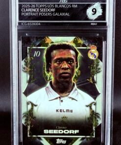 Fotografía de Cromo Seedorf Topps Portrait Posers Galaxial MINT 9 · Inception Card Grading · ICG · Sports Cards · TCG