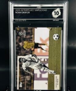 Cromo de fútbol Noah Okafor Topps Simplicidad · GM MINT 10· Inception Card Grading · ICG · Sports Cards · TCG