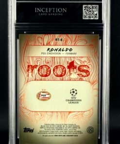 Otra vista de Cromo Ronaldo TOPPS UCC ROOTS MINT 9 · Inception Card Grading · ICG · Sports Cards · TCG