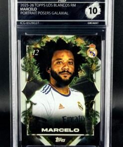 Otra vista de Cromo Marcelo Topps Portrait Posers Galaxial GEM MINT 10 · Inception Card Grading · ICG · Sports Cards · TCG