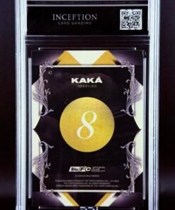 Otra vista de Cromo Kaká Portrait Posers Topps Los Blancos Real Madrid · GEM MINT 10 · Inception Card Grading · ICG · Sports Cards · TCG