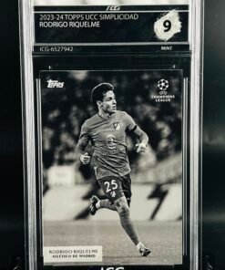 Cromo de fútbol Rodrigo Riquelme Topps Simplicidad · MINT 9 · Inception Card Grading · ICG · Sports Cards · TCG