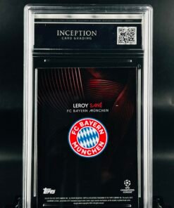 Otra vista de Cromo de fútbol Leroy Sane Topps Knockout · GM MINT 10· Inception Card Grading · ICG · Sports Cards · TCG