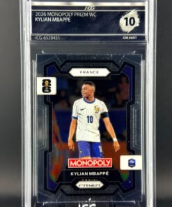 Fotografía de Cromo Kylian Mbappe Panini Fifa World Cup Monopoly GEM MINT 10 · Inception Card Grading · ICG · Sports Cards · TCG