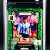Fotografía de Cromo Diego Maradona Four Corners Green Wave PRIZM Panini Fifa World Cup Monopoly MINT 9 · Inception Card Grading · ICG · Sports Cards · TCG