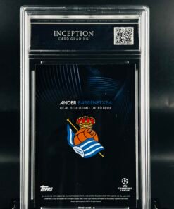 Otra vista de Cromo de fútbol Ander Berrenetxea Topps Knockout · GM MINT 10· Inception Card Grading · ICG · Sports Cards · TCG