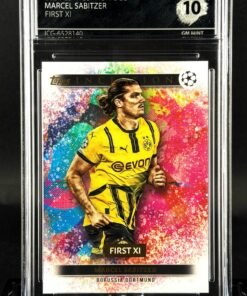 Otra vista de Cromo Marcel Sabitzer Topps Inception GEM MINT 10 · Inception Card Grading · ICG · Sports Cards · TCG