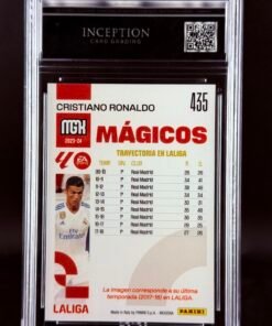 Otra vista de Cromo Cristiano Ronaldo Panini Megacracks GEM MINT 10 · Inception Card Grading · ICG · Sports Cards · TCG