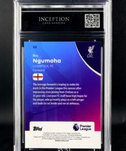 Otra vista de Cromo Rio Ngumoha Rookie Topps GEM MINT 10 · Inception Card Grading · ICG · Sports Cards · TCG