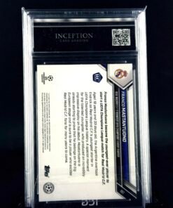 Otra vista de Cromo Mastantuono Topps Now GEM MINT 10 · Inception Card Grading · ICG · Sports Cards · TCG