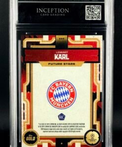Otra vista de Cromo Lennart Karl Rookie Topps Future Stars GEM MINT 10 · Inception Card Grading · ICG · Sports Cards · TCG