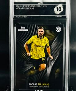 Fotografía de Cromo de fútbol Niclas Fullkrug Topps Knockout · GEM MINT 10 · Inception Card Grading · ICG · Sports Cards · TCG