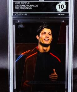 Otra vista de Cromo Cristiano Ronaldo x TOPPS GEM MINT 10 · Inception Card Grading · ICG · Sports Cards · TCG