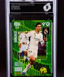 Fotografía de Cromo Gonzalo Garcia Master Rookie Panini Megacracks MINT 9· Inception Card Grading · ICG · Sports Cards · TCG