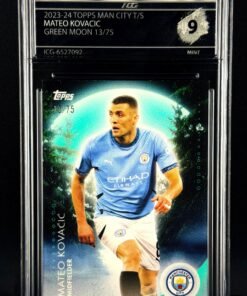 Otra vista de Cromo Mateo Kovacic /75 Topps Manchester City MINT 9 · Inception Card Grading · ICG · Sports Cards · TCG