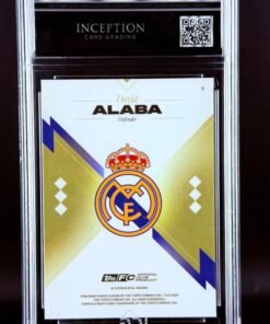 Otra vista de Cromo David Alaba Topps Los Blancos Real Madrid · GEM MINT 10 · Inception Card Grading · ICG · Sports Cards · TCG