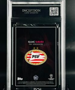 Otra vista de Cromo de fútbol Isaac Babadi Rookie Topps Knockout Football DNA · GEM MINT 10 · Inception Card Grading · ICG · Sports Cards · TCG