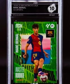 Fotografía de Cromo Marc Bernal Master Rookie Panini Megacracks GEM MINT 10 · Inception Card Grading · ICG · Sports Cards · TCG