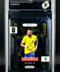 Fotografía de Cromo Neymar JR Panini Monopoly MINT 9 · Inception Card Grading · ICG · Sports Cards · TCG