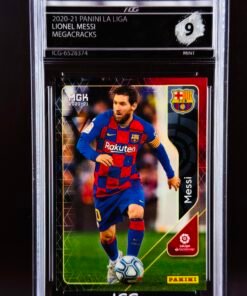 Otra vista de Cromo Lionel Messi Panini Megacracks MINT 9 · Inception Card Grading · ICG · Sports Cards · TCG
