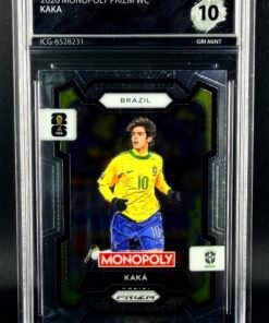 Fotografía de Cromo Kaka Panini Monopoly GEM MINT 10 · Inception Card Grading · ICG · Sports Cards · TCG