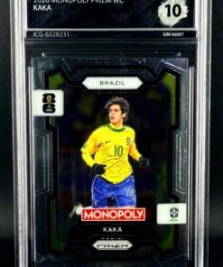 Otra vista de Cromo Kaka Panini Monopoly GEM MINT 10 · Inception Card Grading · ICG · Sports Cards · TCG