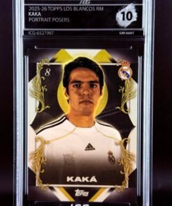 Fotografía de Cromo Kaká Portrait Posers Topps Los Blancos Real Madrid · GEM MINT 10 · Inception Card Grading · ICG · Sports Cards · TCG