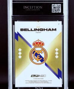 Otra vista de Cromo Jude Bellingham Topps Los Blancos Real Madrid · GEM MINT 10 · Inception Card Grading · ICG · Sports Cards · TCG