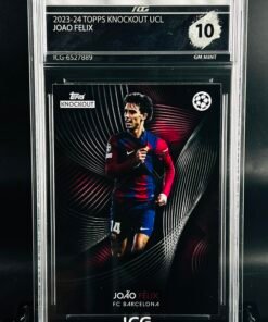 Otra vista de Cromo de fútbol Joao Felix Topps Knockout · GEM MINT 10 · Inception Card Grading · ICG · Sports Cards · TCG