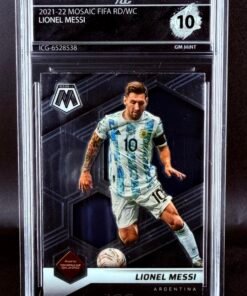 Fotografía de Cromo Lionel Messi Road To World Cup QATAR GEM MINT 10 · Inception Card Grading · ICG · Sports Cards · TCG