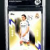 Fotografía de Cromo Alvaro Carreras Topps Los Blancos Real Madrid · GEM MINT 10 · Inception Card Grading · ICG · Sports Cards · TCG