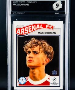 Otra vista de Cromo Max Dowman Rookie Topps Living Set MINT 9 · Inception Card Grading · ICG · Sports Cards · TCG