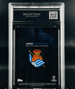 Otra vista de Cromo de fútbol Ander Berrenetxea Topps Knockout · GM MINT 10· Inception Card Grading · ICG · Sports Cards · TCG