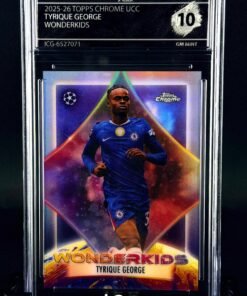 Otra vista de Cromo Tyrique George Wonderkids Topps Chrome GEM MINT 10 · Inception Card Grading · ICG · Sports Cards · TCG
