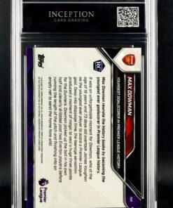 Otra vista de Cromo Max Dowman Rookie TOPPS GEM MINT 10 · Inception Card Grading · ICG · Sports Cards · TCG