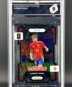 Otra vista de Cromo Lamine Yamal Panini Fifa World Cup Monopoly MINT 9 · Inception Card Grading · ICG · Sports Cards · TCG