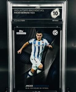 Otra vista de Cromo de fútbol Ander Berrenetxea Topps Knockout · GM MINT 10· Inception Card Grading · ICG · Sports Cards · TCG