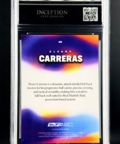 Otra vista de Cromo Alvaro Carreras Futuro Topps Los Blancos Real Madrid · GEM MINT 10 · Inception Card Grading · ICG · Sports Cards · TCG