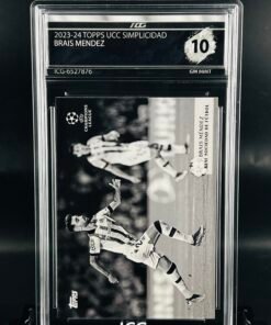 Fotografía de Cromo de fútbol Brais Mendez Topps Simplicidad · GEM MINT 10 · Inception Card Grading · ICG · Sports Cards · TCG