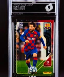 Fotografía de Cromo Lionel Messi Panini Megacracks MINT 9 · Inception Card Grading · ICG · Sports Cards · TCG