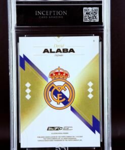 Otra vista de Cromo David Alaba Topps Los Blancos Real Madrid · GEM MINT 10 · Inception Card Grading · ICG · Sports Cards · TCG