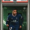 Fotografía de Cromo de fútbol 2022 TOPPS KNOCKOUT KYLIAN MBAPPE GREEN /99 PSA