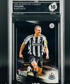 Fotografía de Cromo Dan Burn /10 topps Flagship · GEM MINT 10 · Inception Card Grading · ICG · Sports Cards · TCG