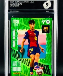 Fotografía de Cromo Marc Bernal Master Rookie Panini Megacracks MINT 9 · Inception Card Grading · ICG · Sports Cards · TCG