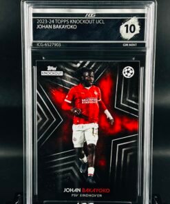 Fotografía de Cromo de fútbol Johan Bakayoko Topps Knockout · GM MINT 10· Inception Card Grading · ICG · Sports Cards · TCG