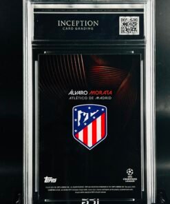 Otra vista de Cromo de fútbol Alvaro Morata Topps Knockout · GEM MINT 9,5 · Inception Card Grading · ICG · Sports Cards · TCG
