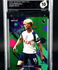 Fotografía de Cromo Lucas Bergvall /75 Topps Finest GEM MINT 10 · Inception Card Grading · ICG · Sports Cards · TCG