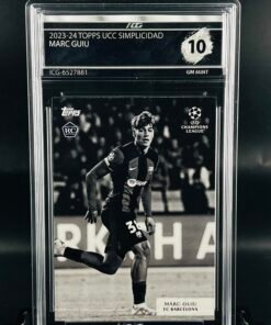 Fotografía de Cromo de fútbol Marc Guiu Rookie Topps Simplicidad · GM MINT 10· Inception Card Grading · ICG · Sports Cards · TCG
