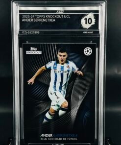 Otra vista de Cromo de fútbol Ander Berrenetxea Topps Knockout · GM MINT 10· Inception Card Grading · ICG · Sports Cards · TCG